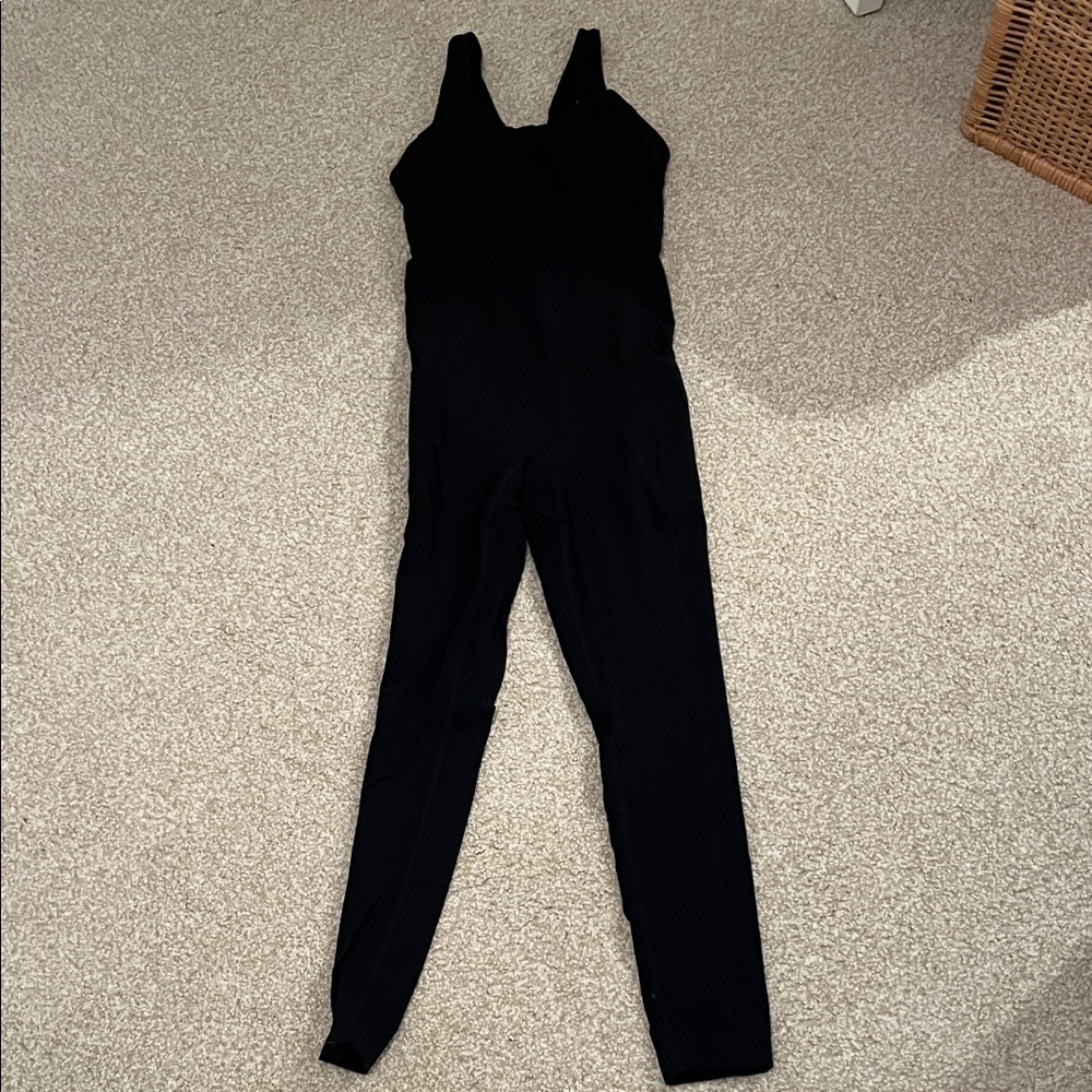 TNA Black Activewear Jumpsuit